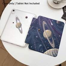 1件平板電腦保護殼附支架，星星與行星圖案，相容於 Honor 8/9/10/X8/X8A/X9/X8Pro/X9Pro/MatePad SE 11 吋/MatePad 11 吋/11.5 吋/MatePad Pro/Apple 10代/11代 2025 (A16) - 款式17 - 查看 2