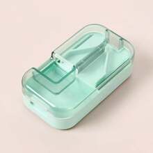 Portable Pill Cutter | Available In 3 Colors, Can Cut Various Sizes, Precision Pill Splitter 1/2, Equipped With Convenient Pill Storage Box Design, Suitable For Daily Medication And Travel Use, Made Of Plastic Material, Suitable As Birthday Gift, Back To School Gift, Mother's Day Gift, Easter Gift - Multicolor - View 14