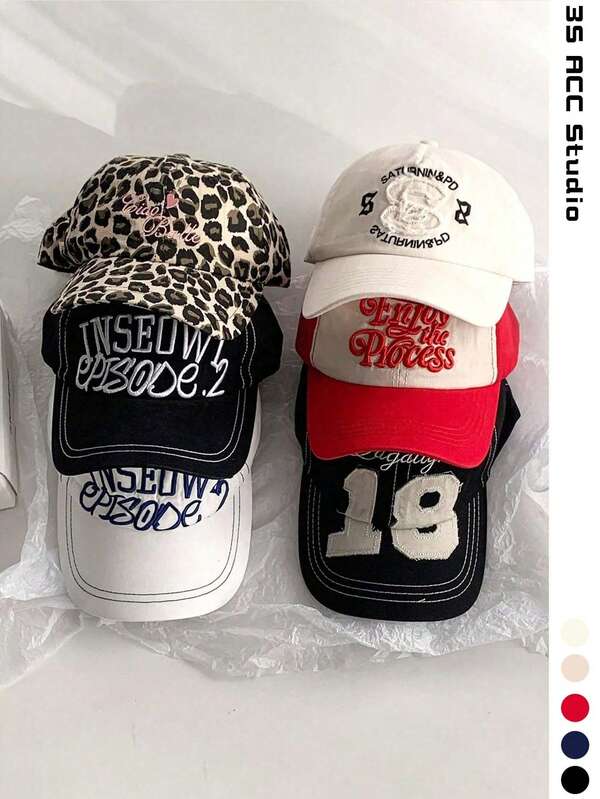 1 PC Soft Top Niche White Snapback Hat, Vintage Embroidered Unisex Baseball Cap, Fashionable Street Style With American Letter Embroidery, Soft Top Curved Brim Sun Hat
