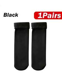 1/2/4/5 Pairs Of New Women's Winter Thickened Warm Short Socks,Ce Socks, Snowce Socks, Home Socks, Snow Socks Autumn Winter Warm Mid-Calf Socks - Multicolor - View 14