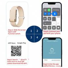 LIGE Fashionable New Smart Bracelet, Screen-Less Design, Waterproof, Multiple Exercise Modes, Exercise Tracking Records, Sleep Monitoring - View 10
