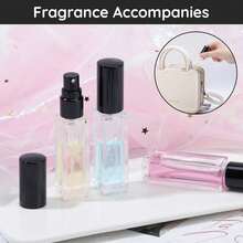 Set Of 10 Pieces Of 10ml For Travel Perfume, Portable Glass Perfume Bottle With Funnel, Pocket-Sized Cologne Vaporizer For Dispensing Perfumes And Cosmetics - Multicolor - View 4