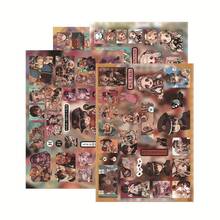 8pcs Toilet-Bound Hanako-Kun Anime Sticker Decals, 2D Cartoon DIY Notebook Scrapbooking Material, Waterproof Stickers - Multicolor - View 5