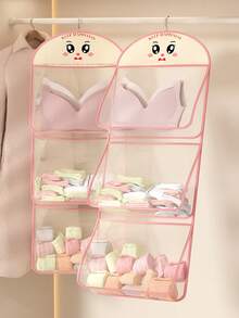 1pc Hanging Mesh Storage Bag, Multi-Functional Wall-Mounted Organizer, Can Store Underwear, Socks, Toys, Toiletries, Daily Sundries, Suitable For Home, Kitchen, Closet, Dorm, Back To School, Portable Multi-Purpose Hanging Bag - Multicolor - View 11