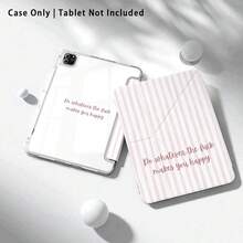 條紋與圖案彩繪效果平板保護殼，內建筆槽，相容於 Apple 10代/A16 11代/Air 11、MatePad SE 11/MatePad 11/MatePad 11.5 2025、Honor Pad 8/9/10/X8/X8A/X9 以及其他熱門機型 - 款式21 - 查看 3