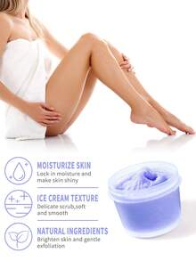 Salt Body & Foot Scrub - Moisturizing And Exfoliating Body, Hand, Foot Scrub -Removes Dead Skin & Smooths Rough Skin - Great Gifts For Women & Men - Lavender - View 5