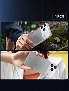 1入裝 啞光裝甲全覆蓋相機鏡頭保護貼（相容 iPhone 18 Pro Max/18 Pro/17 Pro Max/17 Pro） - 無色 - 查看 5