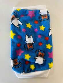 Roupa para Cachorro Pet PP ao GG Estampado | Cor Sortida | Azul Macho e Rosa Fêmea - Azul - Visão 2