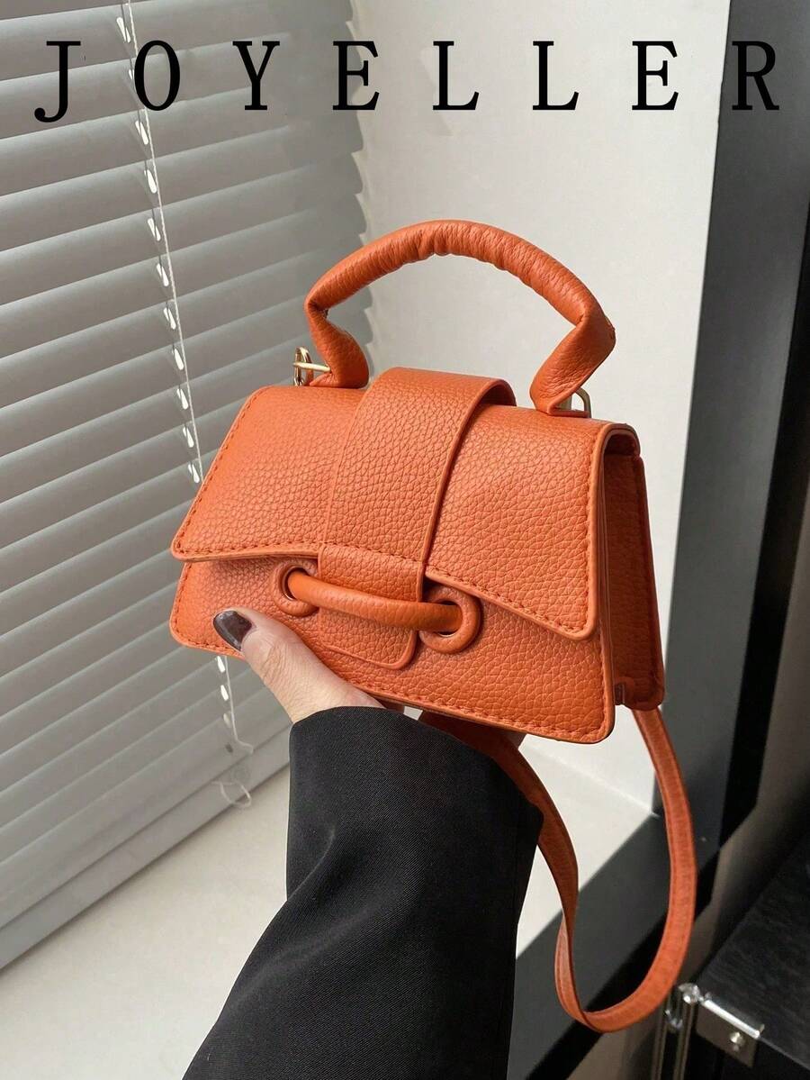 2026 New High-Quality Lipstick Case, Mini Square Bag, New Solid Color Versatile Handbag, Women Purse