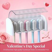 Valentine's Day - High Quality Toothbrush Holder With Holes - Family Shared Enjoyment - Valentine's Day Gift - Cost-Effective Gift - Multicolor - View 1