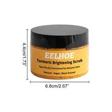 EELHOE Turmeric Exfoliating Scrub, Deep Cleansing Body And Face Scrub, Brightens Knees And Elbow Skin, Smooths Rough Skin, Use During Bathing - Turmeric - View 9
