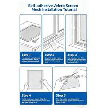 Latest White Side-Opening Mosquito Screen Window, Detachable And Customizable, No Drilling Required With Dual Zippers - White Mesh With White Trim, Right-side Zipper - View 8