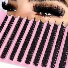 120pcs D-Curl Fluffy Black Natural Single Lash Extensions, Suitable For Beginners, Soft And Comfortable, DIY At Home For Big Eye Effect, Perfect For Daily Wear, Travel, Photography, Parties, Weddings And More - D - View 4