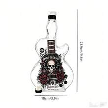 New Whiskey Bottle Guitar Shaped Luxury Cross-Border Same Style Empty Liquor Bottle Personalized High Borosilicate Glass Whiskey Small Bottle - View 11