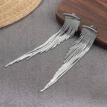 DIYCCPC Exquisite Long Tassel Earrings For Women, Elegant Luxury Jewelry Accessories, Suitable For Holiday Parties And Events - Earrings - View 6