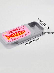 Creative Sardine Can Hair Clip Set, Sardine Storage Box, Sardine Hair Clip, Hair Accessory, Sardine Can Container, Small Accessory Storage Box, Daily Decorative Gift - Multicolor - View 12