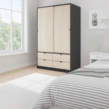 Dmora Bedroom Armoires - Black - View 8