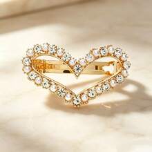 1 kẹp tóc người lớn đính đá phong cách tối giản, kẹp đuôi ngựa kẹp bên kẹp ngang kẹp đỉnh đầu - Nhiều màu - Xem 2