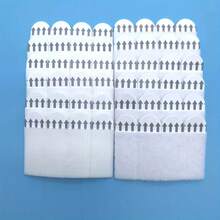 36 Pairs [72 Pieces] Nylon Hanging Strips, No-Drill Hooks, Picture Frame Wall Art Mounts, Invisible Magic Tape, Double-Sided Wall Fixers - A - View 6