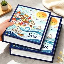 1pc Photo Album For 4*6inch Photos, Large Capacity, Full Landscape Slip-In Design, 6 Inch 200 Photos, Suitable For Preserving Casual Life Moments And Travel Scenery - A - View 7
