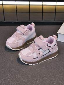 2026 New Baby Walking Sports Shoes, Comfortable Lightweight With Magic Tape Closure, Suitable For Multi-Purpose Wear - Pink - View 3