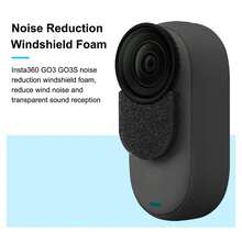 For Insta360 GO 3 / 3S PULUZ 6pcs Noise Reduction Windshield Foam Gasket (Black) - View 2