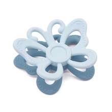 1pc Silicone Baby Teether, Butterfly & Ship Wheel Double-Sided Teething Toy, Thanksgiving Halloween Christmas Gift - Butterfly - View 12
