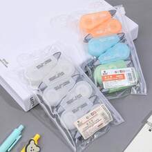 6 Gulungan/Set, Atau 1 Gulungan [Warna Acak] Pita Koreksi dengan Pola Huruf, Warna Campuran, Pita Koreksi Portabel, Pita Koreksi, Cocok untuk Pelajar dan Kantor - beraneka warna - View 5