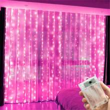 1pc 3/6m Electric Box-Style (Battery Not Included) Curtain Lights, 8 Functions, Flashing Fairy Tale String Lights, Suitable For Autumn Home Decor, Christmas Tree, Christmas, Halloween, Birthday, Garden Decoration, Indoor String Lights, Holiday Lighting Display - Battery Box Curtain Light - View 22