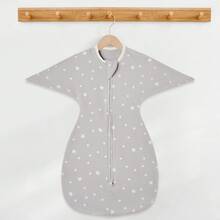 Infant Swaddle Sleeping Bag, Newborn Long Sleeve Anti-Kick Swaddle, Double Zipper Baby Printed Sleep Sack, All-Season Infant Home Swaddle, Fresh Rainbow Swan Cloud Star Multiple Patterns, Suitable For Full Month Gift, Baby Shower Gift, Baptism Gift, Christmas Newborn Gift, Soft Fabric Convenient For Nighttime Diaper Changes - Multicolor - View 14