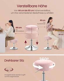 Vanity Stools - Beyaz - Görünüm 3