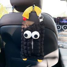 2pcs Car Tissue Box Holder, Cute Monster Hanging Design, Suitable For Car Seat Decoration, Car Interior Tissue Box, And Bedroom & Living Room Tissue Storage - Multicolor - View 13