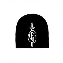 1pc G Jacquard Fashionable Versatile Knitted Hat, Warm And Cold-Proof For Autumn/Winter, European And American Style - G - View 1