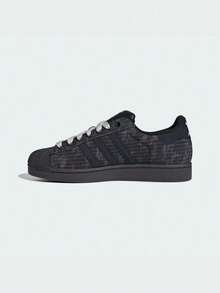 Adidas Originals 中性款 SUPERSTAR II 低筒運動休閒鞋 KK4685 - 黑與白 - 查看 3