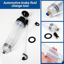 Manual Oil Extraction Tool, Syringe-Style Oil Changer, 500ml Large Capacity Manual Oil Extractor, Syringe Oil Extractor 500cc - [500cc]Syringe-style Multi-function Oil Extractor - View 2