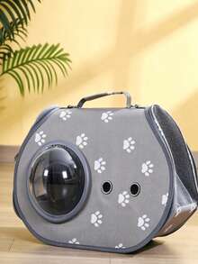 Portable Dual-Shoulder Cat Pet Bag Dog Backpack Outdoor Dog Book Bag Space Capsule For Teddy And Corgi - Multicolor - View 11