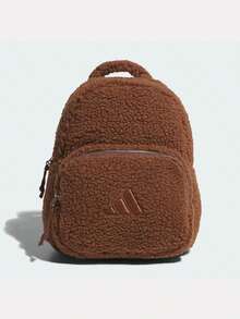 Adidas 新款W FLUFFY BP百搭雙肩背包 尺寸約： 26*20*12cm - 咖啡棕 - 查看 1