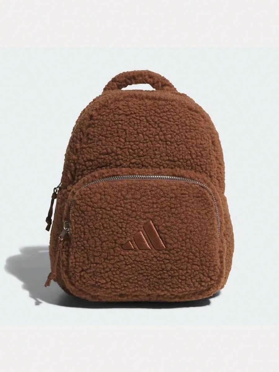 Adidas 新款W FLUFFY BP百搭雙肩背包 尺寸約: 26*20*12cm - 咖啡棕 - 查看 1