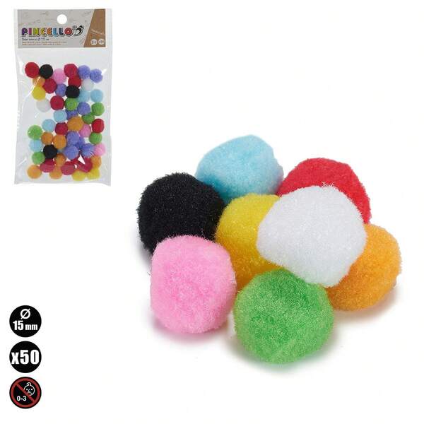 Dam Set Of 50 Craft Balls 1.5 Cm.