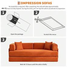 Sofa Bed Frame - Orange - View 8