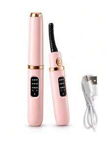 Heated Electric Eyelash Curler – LCD Display, 3 Temperature Settings, USB Rechargeable 300mAh Battery. Fast And Gentle Curling, Long-Lasting Hold All Day – Lightweight And Portable, Suitable For Home Or Daily On-The-Go Use. - Multicolor - View 13