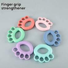 1pc Hand Grip Strength Trainer With Independent Finger Exerciser And Soft Silicone Hand Grip, Suitable For Home Fitness Training - Multicolor - View 2