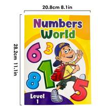 Lachilly Buku Latihan Menulis Huruf dan Menjiplak Angka, Buku Aktivitas Keterampilan Menulis Dasar, Materi Belajar Interaktif, Sumber Daya Kelas, Mainan Edukatif - YY049-2 Buku Latihan Menulis Angka - View 3