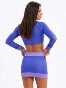 Women Two-Piece Outfits - Purple - View 10
