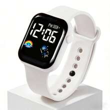 2/1pc Kids Watch, Simple Cute & Classic LED Digital Square Electronic Watch, Suitable For Back To School, Party, Outing And Other Student Daily Scenarios, Perfect As A Gift For Friends Or Birthday Gift (Gift Box Not Included) - Multicolor - View 6