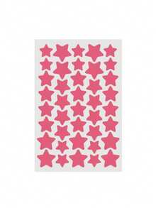 24/12/6/1pc Of Pentagram Holiday Party Stickers, Star Stickers, Decorative Stickers, Makeup And Decoration Accessories, Suitable For Parties, Party Face Decoration Stickers, - Pink - View 6
