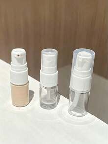 Refillable Plastic Pump Lotion Dispenser Bottle With Nozzle Includes A Funnel, Portable Travel Cosmetic Container For Essence Foundation Moisturizer, Skincare Sample Testing Storage Bottle,Small Travel Accessory Container - Multicolor - View 5