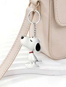 SNOOPY Dog Keychain, Backpack Hook, Bag Pendant, Decoration. Soft Matte Texture. Super Cute Design. Waterproof And Scratch-Resistant. Won't Yellow Over Long-Term Use. Cute Design, Versatile And Practical Without Looking Out Of Place. - Multicolor - View 7