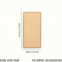 1pc Sturdy Vertical Woven Cat Scratching Post With Non-Slip Base, Space-Saving Design Compatible With Hanging Toys, Woven Rope Material, Modern Pet-Friendly Home Decor, Beige Woven Pattern, Durable Multi-Functional Cat Furniture For Sofa, Chair, Door Protection, Suitable For Daily Use - Multicolor - View 16