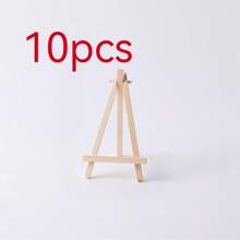 1/10pcs Portable Wooden Tripod Easel, Sturdy Painting Easel, Multi-Functional Mini Easel, Suitable For Adult Artists Painting And Photo Display, Back To School Art Supplies Easel Stand - A - View 12
